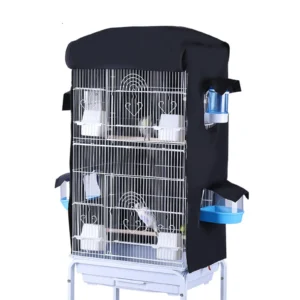 Bird Cage Cover Windproof Hook and Loop Door Cover Pet Blocking Light Cover Birdcage Cover Waterproof Cloth Budgies Parakeets