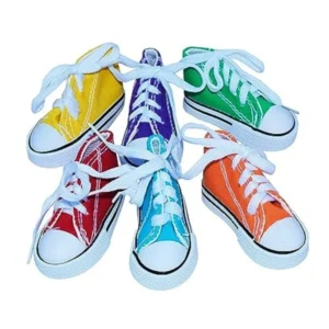 Sneakers Bird Foot Toy Engaging Chewable Rubber and Fabric Design for Medium and Large Birds Including Parrots Parakeets