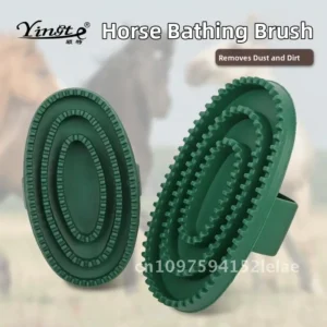 Equestrian Horse Cleaning Brush TPR Massage Bath Brush Gloves Horse Supplies Care Grooming Tool