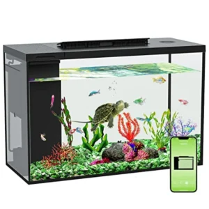 4.5 Gallon SelfCleaning Betta Fish Tank Kit with Builtin Filter LED Light and Water Pump Complete Small Fish Tank Starter Set f