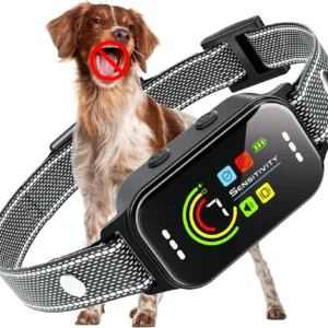 Bark Collar for Dogs 8-120lbs, 7-Level Sensitivity, 5 Safety Modes, Humane Training System