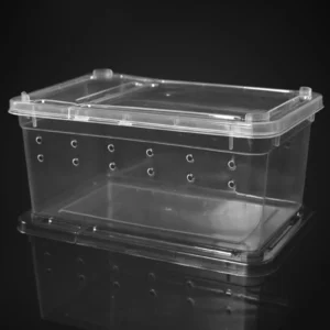 Reptile Breeding Box Portable Snake Breeding Box Lizard Cage Hatching Container for Scorpion Spider Frog