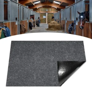 Stall Mat Sturdy Absorbent Keep Floor Dry and Clean for Horses Livestock Horse Stable Mat for Floor Surface Back Non Slip