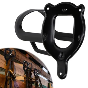 Horse Bridle Rack Metal Horse Tack Storage Halter Hanger with Tubes and Screw Bridle Holder Wall Mounted Horse Barn Supplies
