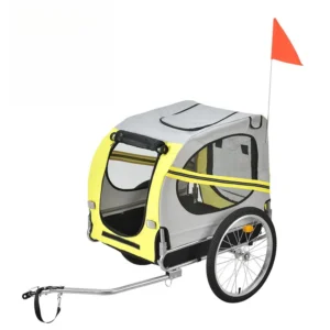 Drop shipping pet bike trailer rear-mounted outdoor dog/cat stroller multi-functional travel storage cargo bed