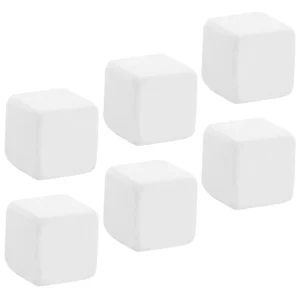 6Pcs Calcium Blocks Natural Mineral Reptile Supplement for Tortoise Turtle Gecko Aquarium Fish Tank Quality Water