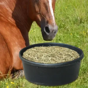 Feeding Pans 4L  Plastic Horse Feeder Dog Bowl Pig Feeder Goat Chicken Manure Bath Container Large Utility Feed Bucket Feed Pan