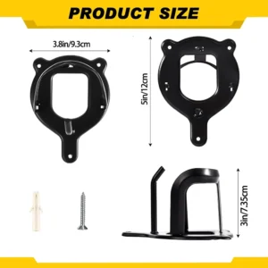 Horse Bridle Rack Metal Bridle Bracket with Tubes and Screw Horse Tack Storage Halter Hanger Wall Mounted Horse Barn Supplies