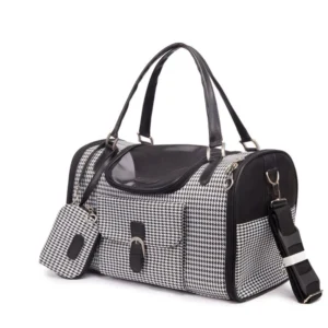 Portable Outdoor Dog Bag Small Dog Transport Bag Airline Approved Leather Travel Chihuahua Teddy PU Carrier For Dog Handbag