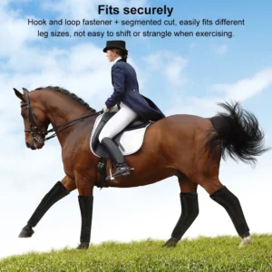 Fine Mesh Fly Boots with Natural Air Flow Loose-Fitting Horse Fly Boots Horse Leg Wraps for Horses
