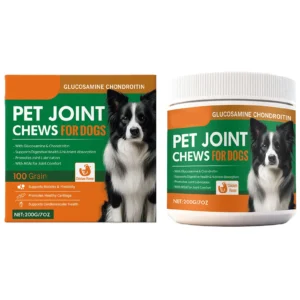 Dog Joint Supplement Chewable Pill Nutrient 100-piece Dog Hip & Joint Care For Home Travel Daily Care Digestive Absorption Pet