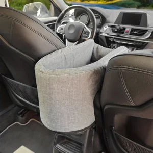 1pc Pet Products Portable Console Booster Dog Car Seat & Carrier for Small Dog Cat Car Seat for Center Car Armrest Safety Tether