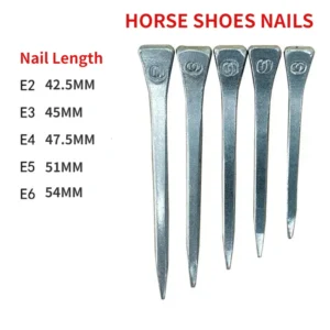 Horse Shoe Nails Horse Training Equestrian Harness Repair Hoof Nails Palm Horse Riding Supplies Equestrian Equipments