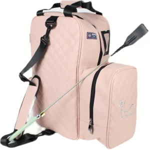 Professional Equestrian Bag Adults Men Women Large Capacity PU Leather Waterproof Horse Riding Bag Equestrian Storage Bag