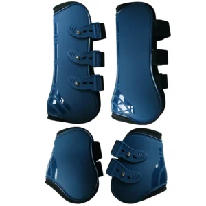 2025 Horse Tendon Boots Equestrian Sports Jumping PU Front Hind Leg Protection Boots Horse Protective Gear