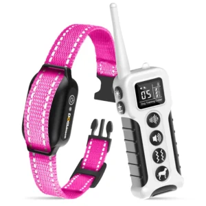Waterproof No Shock Dog Training Collar,3300ft Electric Collar for Dog Training,Rechargeable Vibration Collar for All Size Dogs