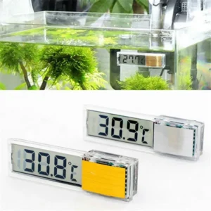 1pcs Aquarium Thermometer Electronic LCD Digital Fish Tank Temperature Measurement Fish Tank Temp Meter Aquarium Accessories