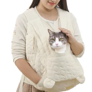 Pet Carrier Bag Large Capacity Chest Backpack Breathable Dogs Cats  Travel Bag for Puppy Kitten Winter Warmer Pet Supplies