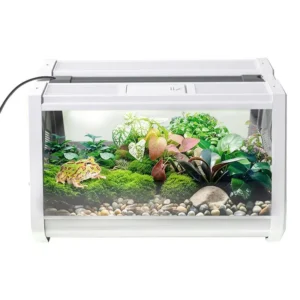 Reptile Cages Lizard Tank Escape-Proof Ventilated Habitat Feeding Portable Playpen For Turtle Spider Snake Frogs Animal Snails