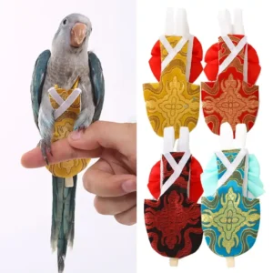 Traditional Pretty Birds Flight Suit with Bow Tie Parrot Diaper Flight Suit Diaper Clothes Parakeet Pigeon Medium Large Pet Bird