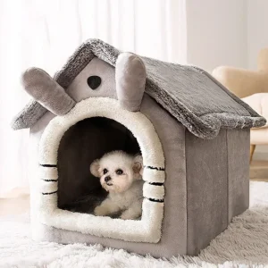 Folding Houses for Small and Medium Sized Dogs and Cats, Mattresses, Pet Products, Puppy Baskets, Winter Kennels Dog Beds