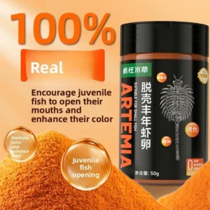 FKSC All-Stage Tropical Fish Food - Micro Granules to Boost Color & Vitality in Guppies, Bettas, Baby Fish & Nano Tank Species
