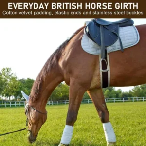 Fleece English Girth Elastic English Girth Fleece Horse Cinch Heavy Duty Breathable Saddle Accessories Horse Girth For Horse