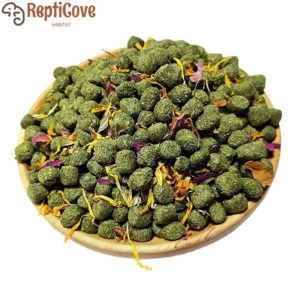 Cactus Flower Fruit Blend Tortoise Food,Nutritious Turtle Feed Alternative,Multi-Flavor Formula for Daily Reptile Nutrition