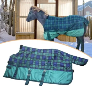 Winter Horse Blanket Easy to Install Breathable, Waterproof, Warm 1680D Oxford Cloth, Horse Sheet, Turnout Blanket, Belly Wrap