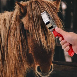 1pcs Horse Hair Brush Durable Grooming Comb Suitable for Horses Cattle Donkeys Easy to Clean for Animal Shedding Massaging