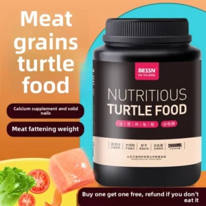 BESSN Multi-Turtle Formula High Protein Pellets Calcium-Fortified Food for Snapping Turtles Red-Eared Sliders Asian Pond Turtles