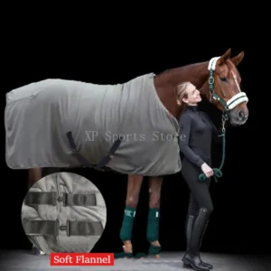 Winter-Ready Warm Horse Rugs - Soft Fleece Cooler Blanket & Insect Repellent Flannel Horse Rugs, Essential Horse Protective Wear