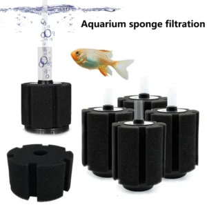 5 SizesBlack Aquarium Filter for Aquarium Fish Tank Pump Skimmer Biochemical Sponge Filter Aquarium Bio Filters