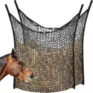 Hay Net for Horses Slow Feed Hay Bag for Horses Goat Sheep Large Capacity Hanging Hay Feeder Bag