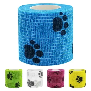 Elastic Bandage Self Adhesive Bandage Wrap Cohesive Tape Vet Wrap for Dog Cat Horse Pet Animals Ankle Sprains