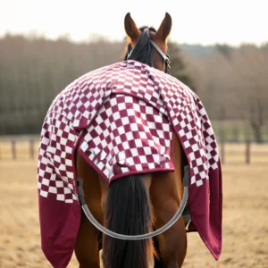 Elastic Horse Blanket Leg Straps Replacement Double Ended Clips Adjustable Winter Sheet Belt Practical Reusable