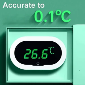 Cordless Digital Aquarium Thermometer LED Display Electronic Fish Tank Water Temperature Measurement Control Temp Meter Gauge