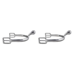 2 Pieces Horse Spurs Men's Horse Riding Spurs Removable Stainless Steel Stable
