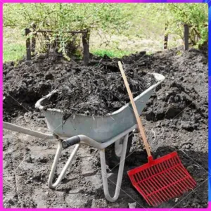 AUU-Manure Fork Replacement Head, Pitchfork Head, Horse Manure Rake, For Picking Up Manure, Plastic Fork Replacement Head