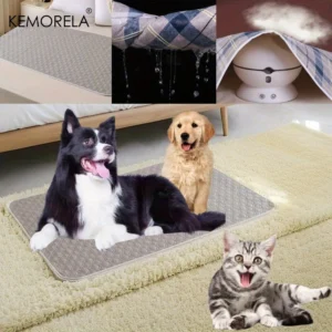 1PC Washable Pet Training Pad - Reusable Puppy Pee Mat with Quick-Absorb Layer & Leak-Proof Backing, for Crate, Car & All Sizes