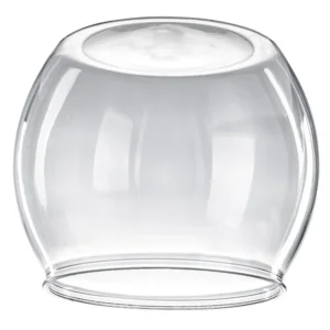 Transparent Plastic Fish Bowl Shatterproof Table Terrarium Decor 2 Sizes Without Burrs Multipurpose for for Home Desk Decoration