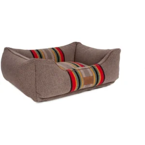 Vintage Camp Berber Kuddler Dog Bed - Umber, X-Large (42" w x 30" d x 10½"h)