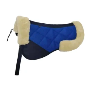 Horse Saddle Pad Comfortable Non Slip Quilted Thick Equestrian Equipment Practical Contoured Equestrian Supply Half Pad Cushion