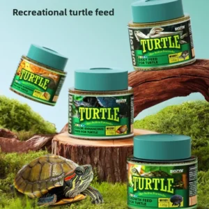 BIOZYM Turtle Food for Aquatic&Semi-Aquatic Species-Diet for Razorback Musk Turtles, Box Turtles, and Other Popular Pet Turtles