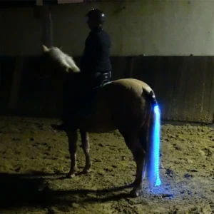 Horse Equipment Riding Tail Trappings Equestrian LED Flashing Light Bar Harness Outdoor Sports USB Charge Riding Decorations